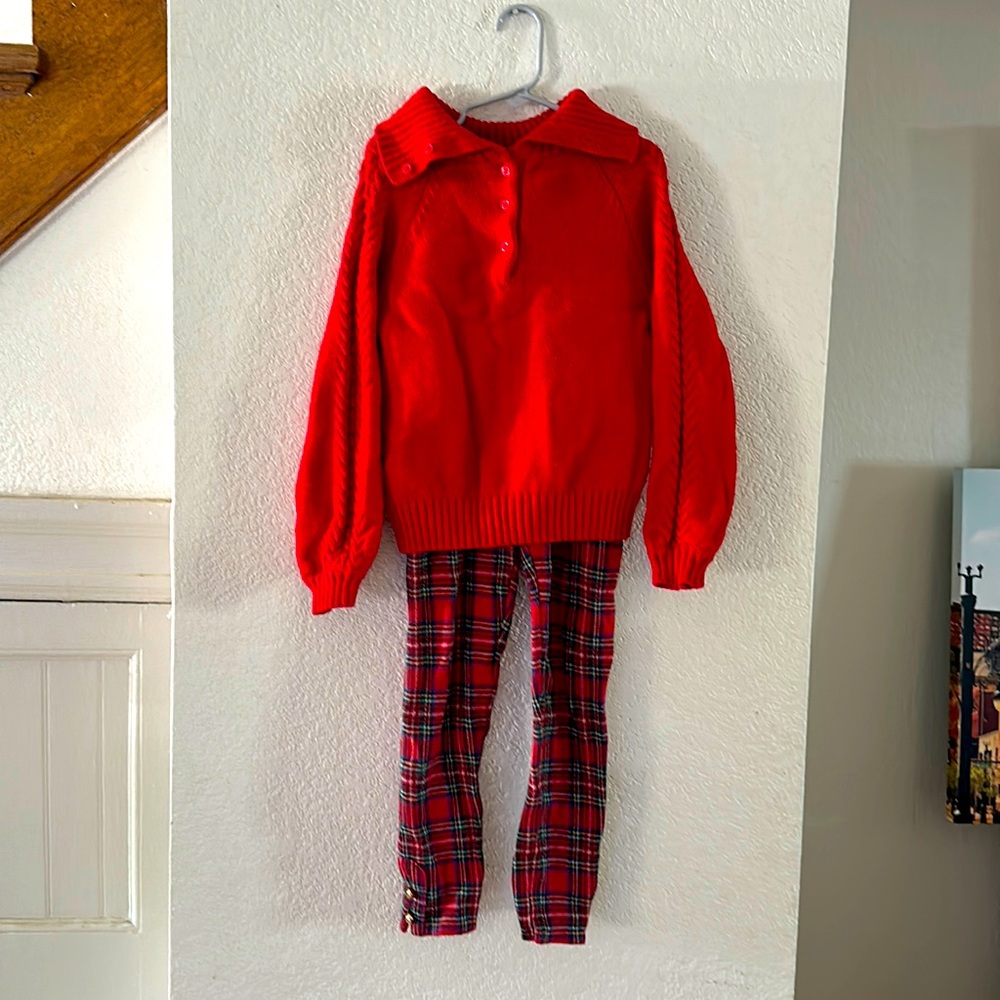 Janie and Jack kids sweater and pant set